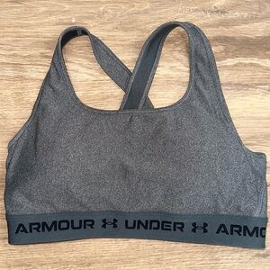 Under Armour Sports Bra Grey Women’s Large